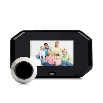 X7 3.5 นิ้ว 1080P WiFi สมาร์ท Doorbell Eye Peephole กล้อง 100 องศาประตู Viewer Night Vision Peephole Doorbell กลางแจ้ง Monitor