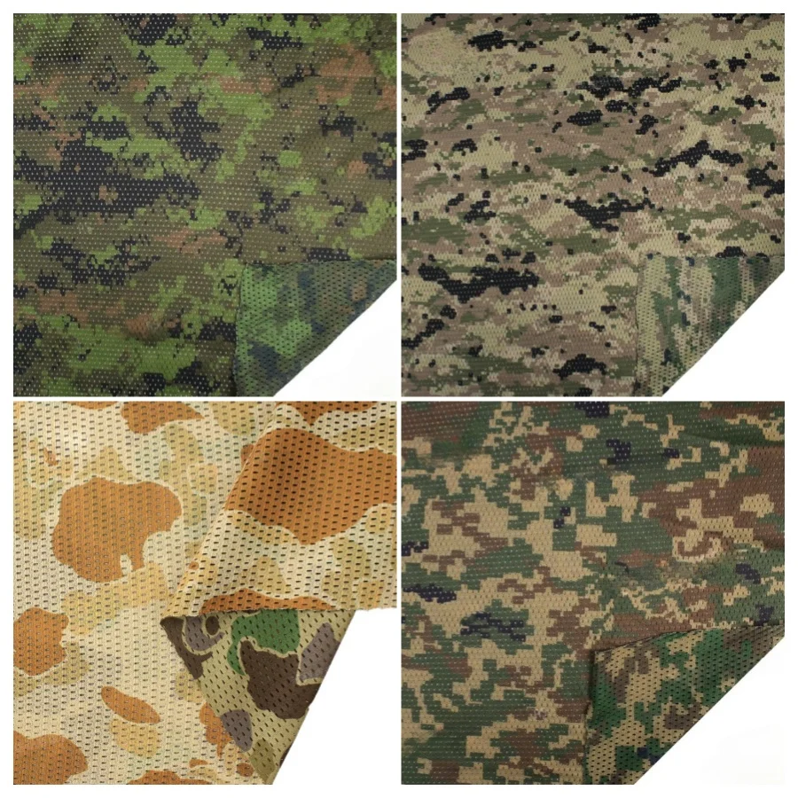 Canadense cadpat multi-terreno camuflagem malha tecido caçador de pato malaio camo leve pano de olho de pássaro bandana cachecol diy