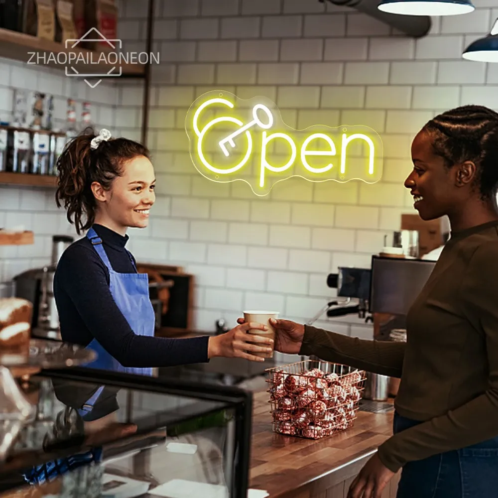 LED Store Open Neon Sign Light USB Busines Signs Reclamelicht Winkelen Neon Business Store Billboard voor bars Koffie Decor