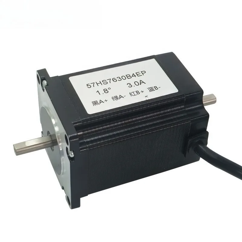 For Stepper Motor 76mm Torque 1.8N.m Single and Double Shaft 3a Engraving Machine 57HS76