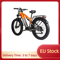 EU Stock 1500W 48V 20AH All Terrain Electric Bike Off-road Mountain Snow 26 Inch Fat Electric Bicycle for Men Removable Battery