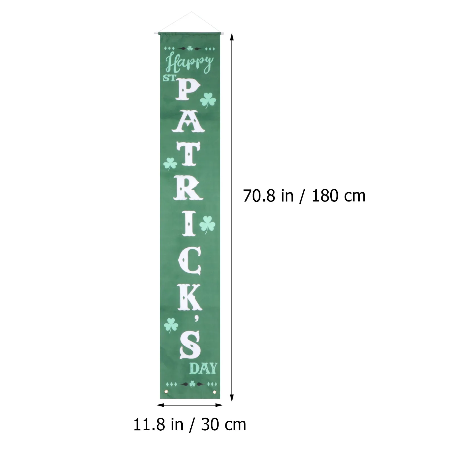 1Pair Couplets Door Curtain St Patrick's Day Festival Decoration Party Supplies Wall Hanging Ornament Reusable Eco Friendly