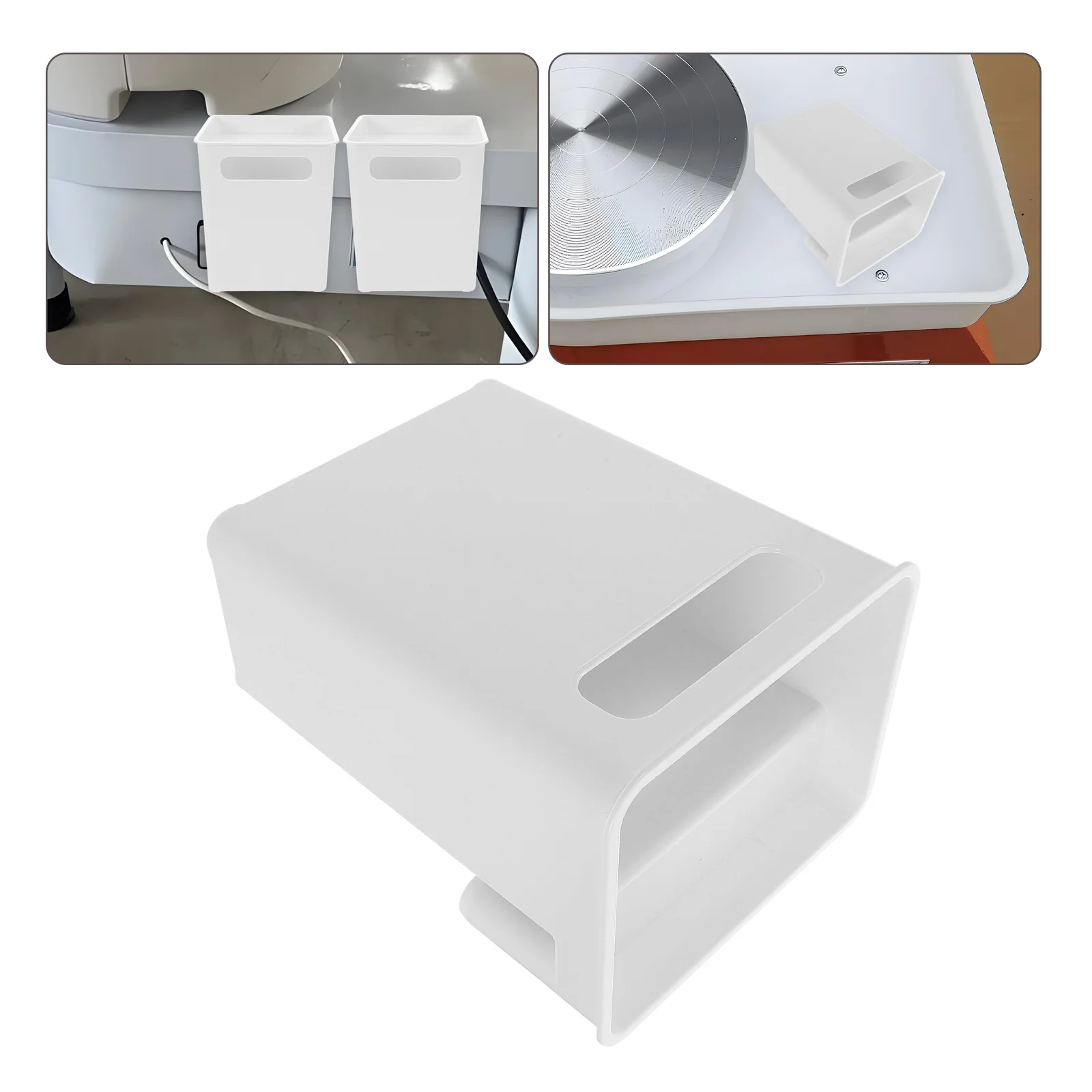 

Lightweight Pottery Tool Box for Electric Pottery Machine: Hanging Storage Container Keeps Tools Dry and Organized during Clay
