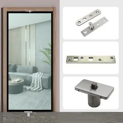 40-150KG Stainless Glass Door Floor Spring Pivot Hinge Frameless Swing Door   360 ° Rotation Silent Automatic Closing  Hinge