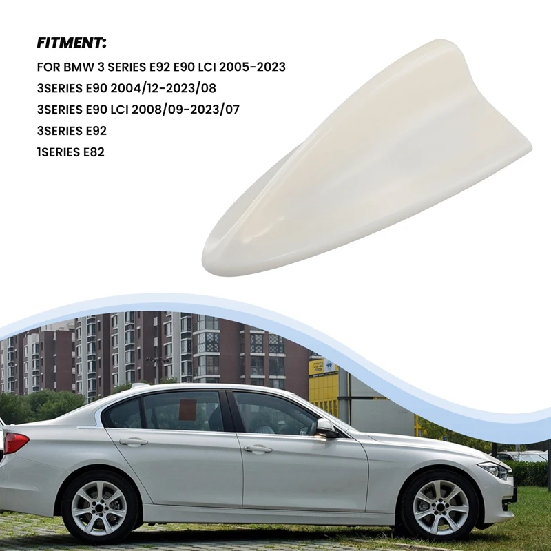 Car Roof Antenna Empty Housing Shell 65206955555 For BMW 3 Series E82 E92 E90 LCI 2005-2023 Shark Fin Antenna Trim Cover