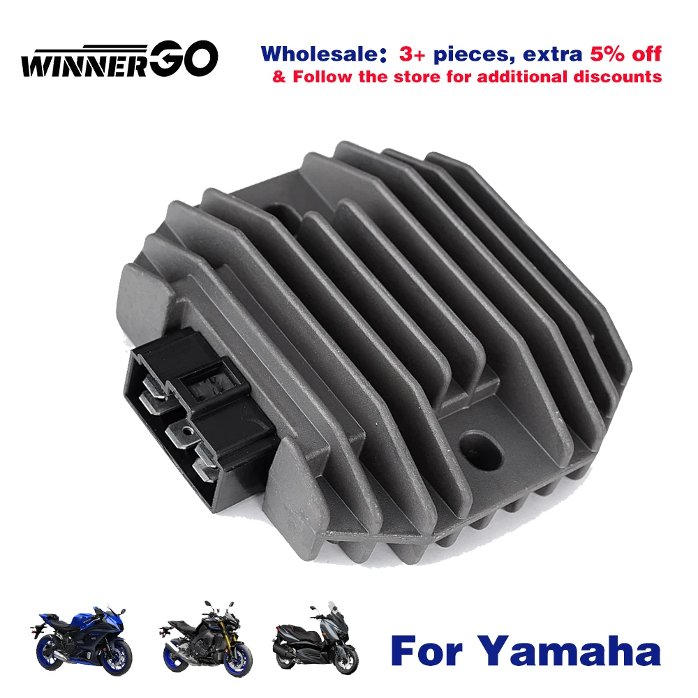 Motorcycle Regulator Rectifier Voltage for Yamaha R6 R1 YZF600 FZ6 FZ6N FZ6S V-STAR XVS S XC155 SMAX Majesty HW125 Xenter VT700