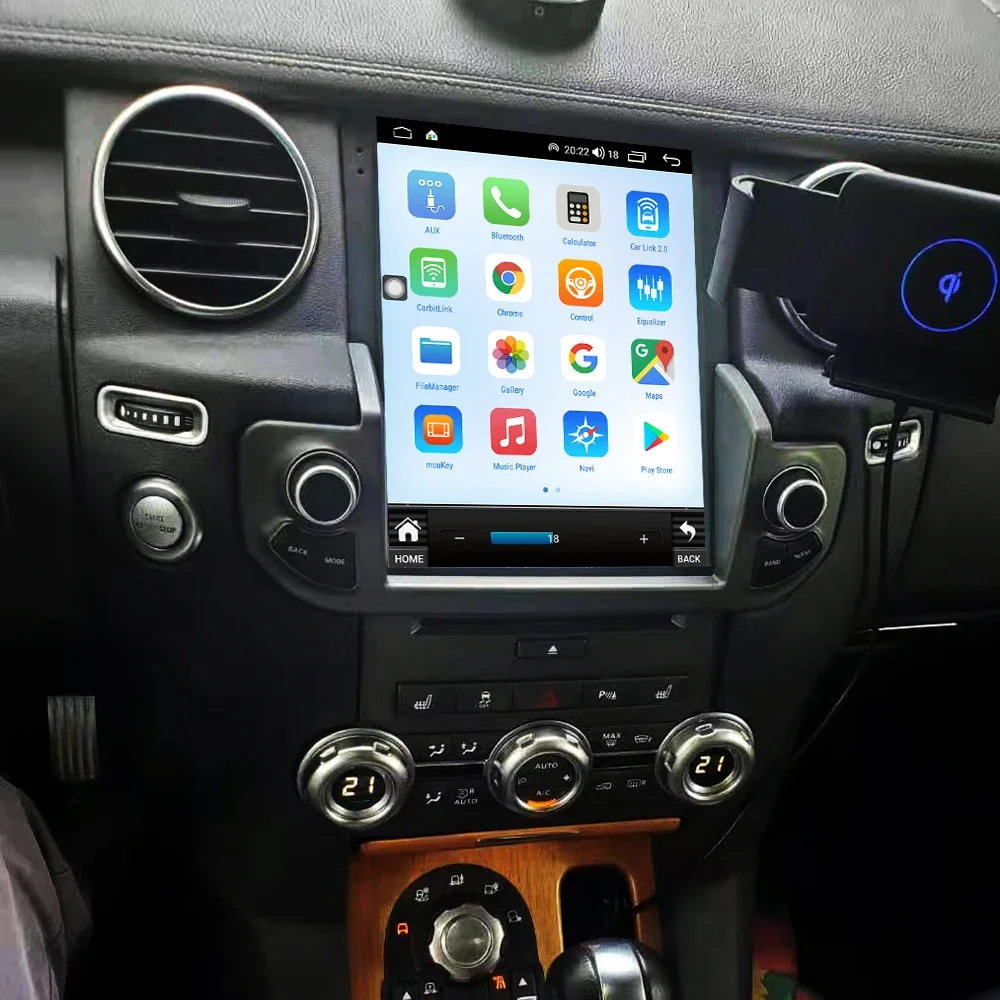 Para land rover discovery 4 2009-2016 carplay android13 rádio estéreo do carro reprodutor multimídia navegação gps unidade principal de áudio automático