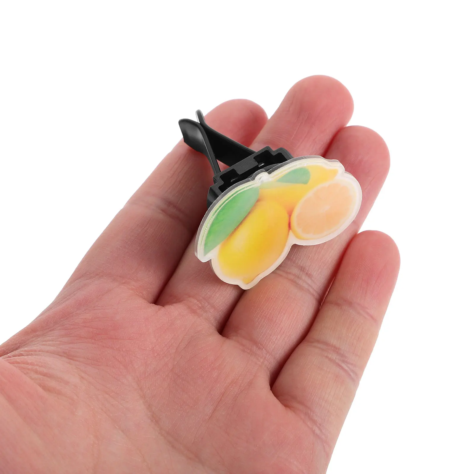 

Creative Car Air Freshener Lemon Scented Air Vent Clip Acrylic Perfume Diffuser for Automobile Fragrance Decoration Yellow