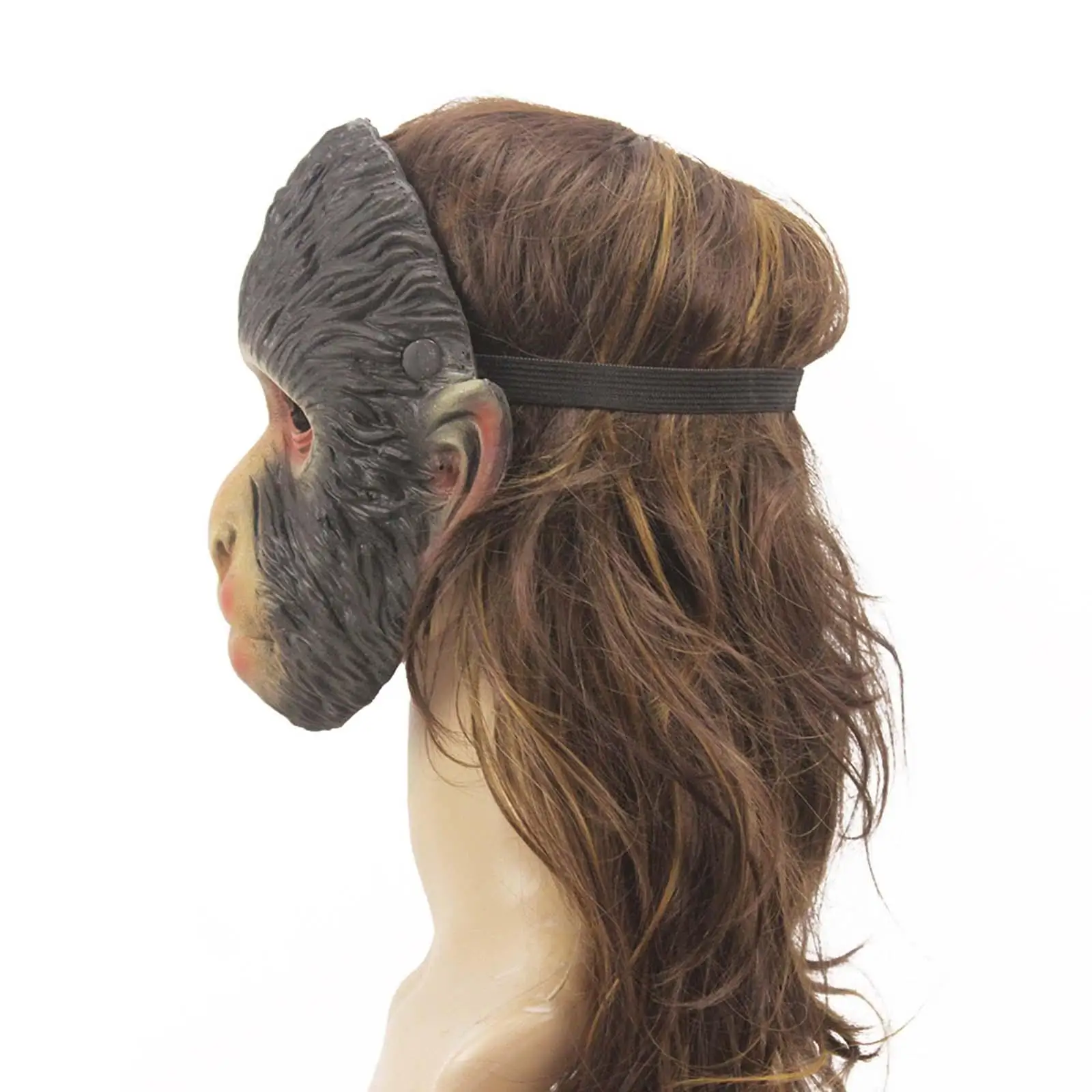 Monkey Mask Realistic Halloween Costume for Party Favor Birthday Role Play