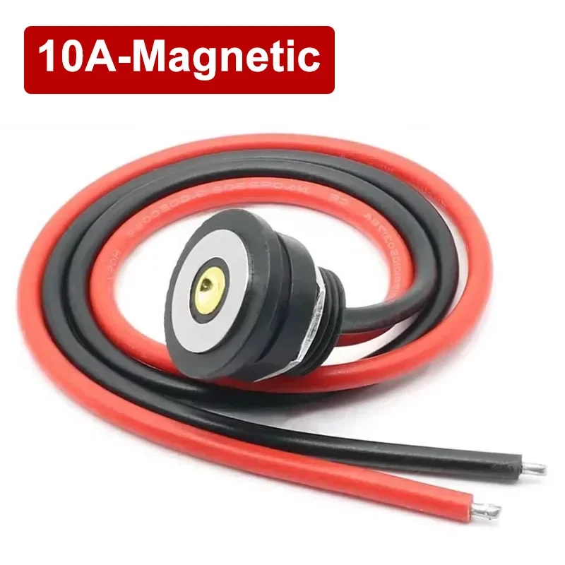 Magnetic Pogopin CX-13mm Connector Magnetic Suction Contact Power Charging Wire High Current Male Female Terminal Plug with Line