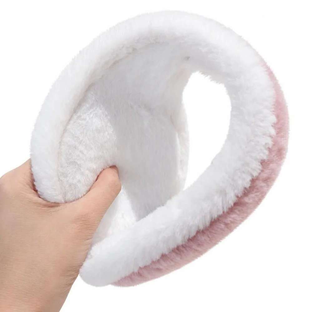 Rear Worn Style Rear Hanging Ear Muffs Portable Skin-friendly Fabric Ear Warmers Lightweight No Pressure Thermal Ear Muffs