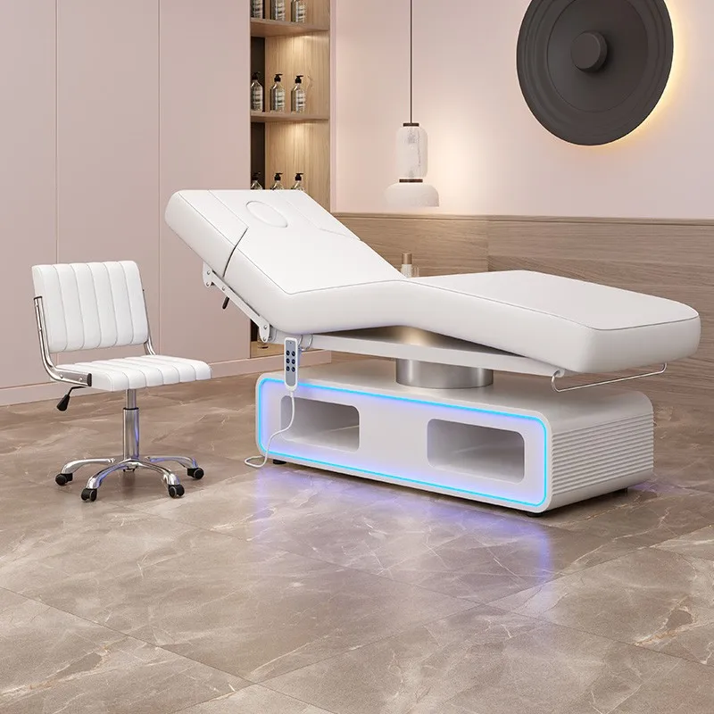 Electric lifting beauty bed, special microplastic injection operating bed for beauty salon, multi-functional massage