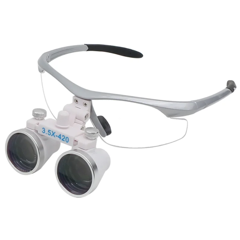 Imagem -02 - Lupas Dentárias Magnifier Dentista Binocular Lupas Cirurgia Médica Lupa Cirúrgico para Operação Odontológica 2.5x 3.5x