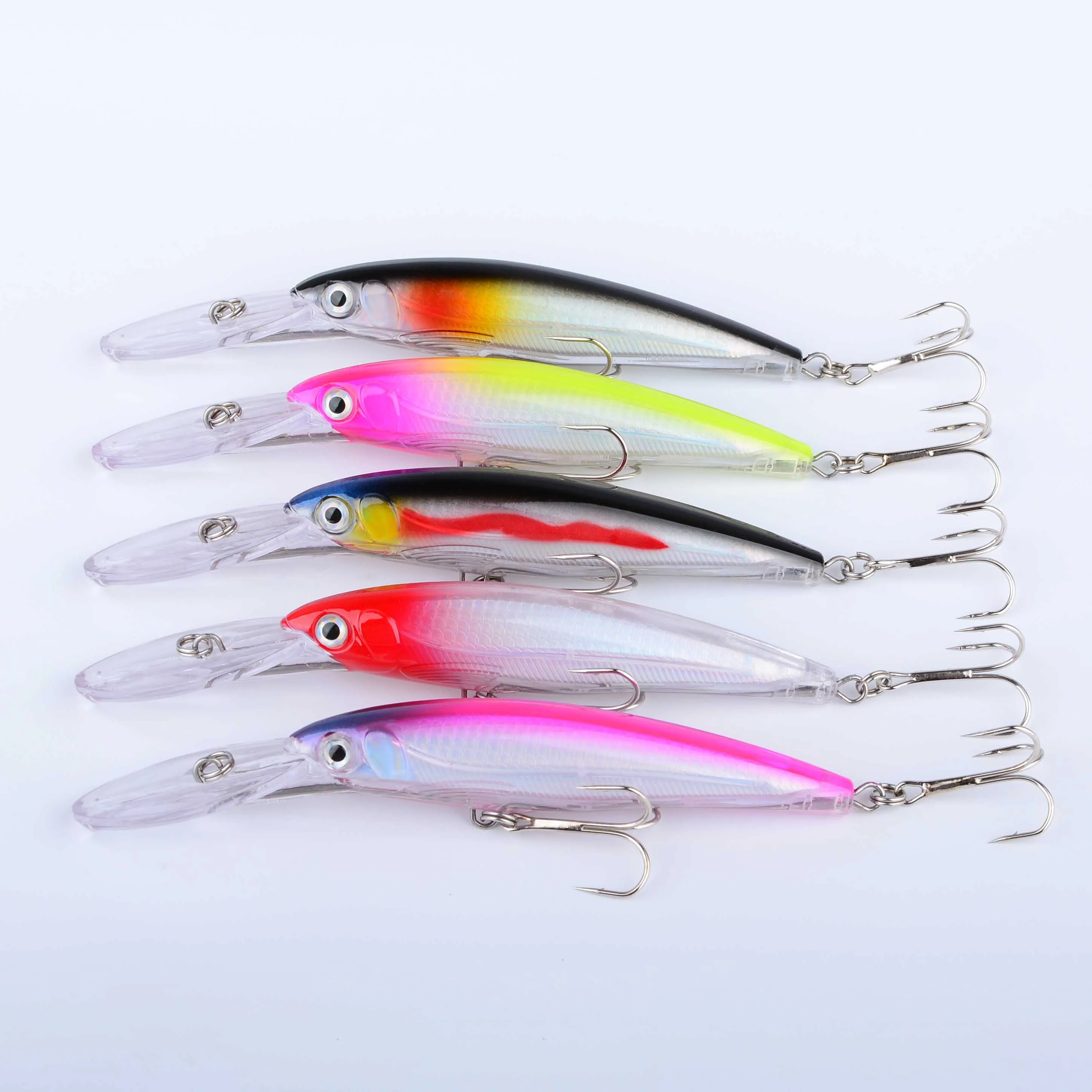 Señuelo buceo profundo Minnow Wobbler Crankbait para lubina - imagen 5