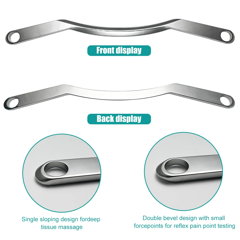

1pcs Stainless Steel Gua Sha Scraping Massage Tool Tools Help Relieve Sore Muscles Great Soft Tissue Mobilization Tool