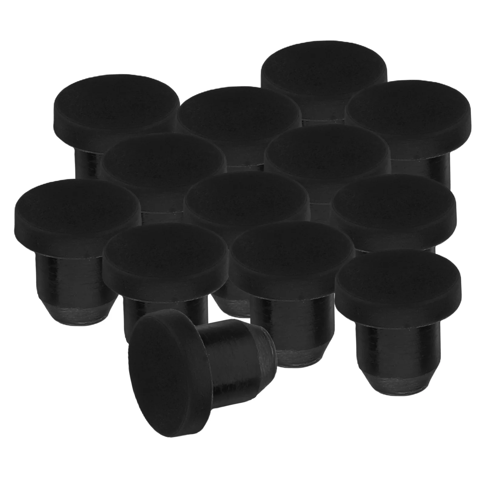 

40pcs 6 5mm Silicone Lockhole Plugs Black Bottle Sealers Fits 5 8 6 3mm Holes Airtight Beverage Stoppers Reusable Cap