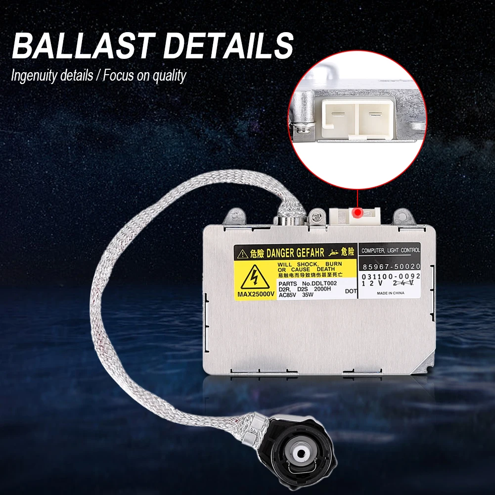 Xenon Ballast & D2S Bulb Module Control Unit Compatible for 2007 2008 2009 LEXUS RX350 85967-50020