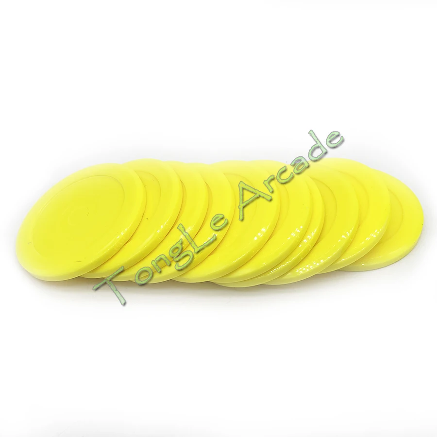 5 PCS 72.5*6.5MM New High Quality Children Indoor Table Game Play Toys Red Plastic Mini Air Hockey Table Puck Durable Practical