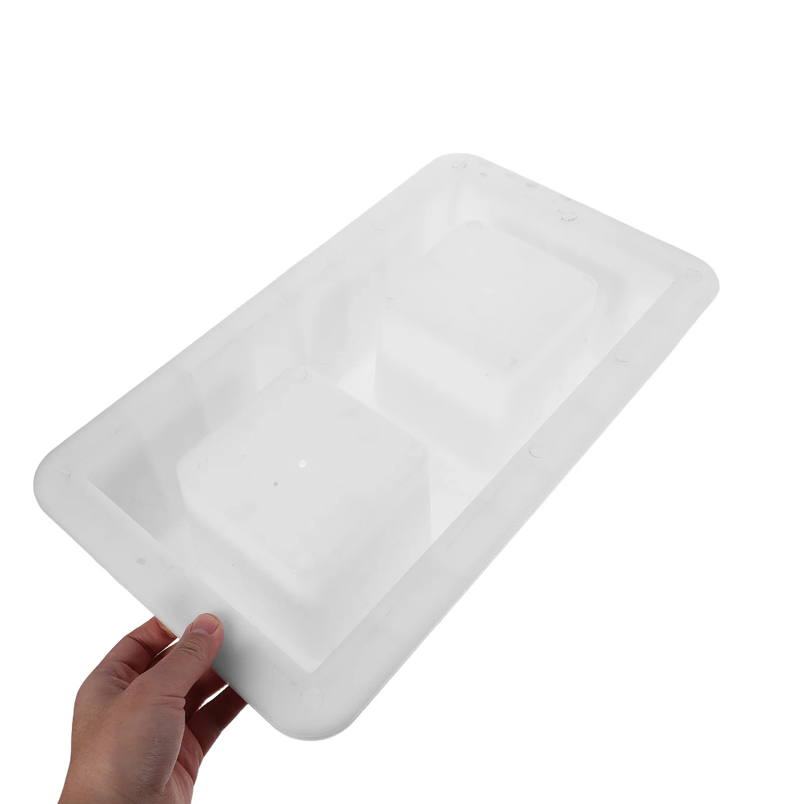 

Dual Hole Hollow Brick Mold Plastic Concrete Paver Mold Efficient Concrete Casting Garden Borders Flower Beds Fence