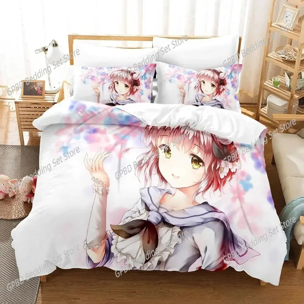 

Magical Girl Raising Bedding Set Boys Girls Twin Queen Size Duvet Cover Pillowcase Bed Boys Adult Fashion Home Textileextile