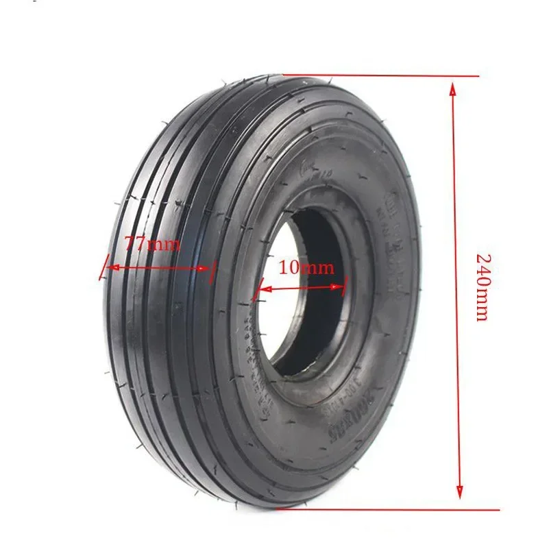 High-quality  260x85 Tires 3.00-4 10\'\'x3\'\' Scooter Tyre Inner Tube Kit Fits Electric Kid Gas Scooter WheelChair