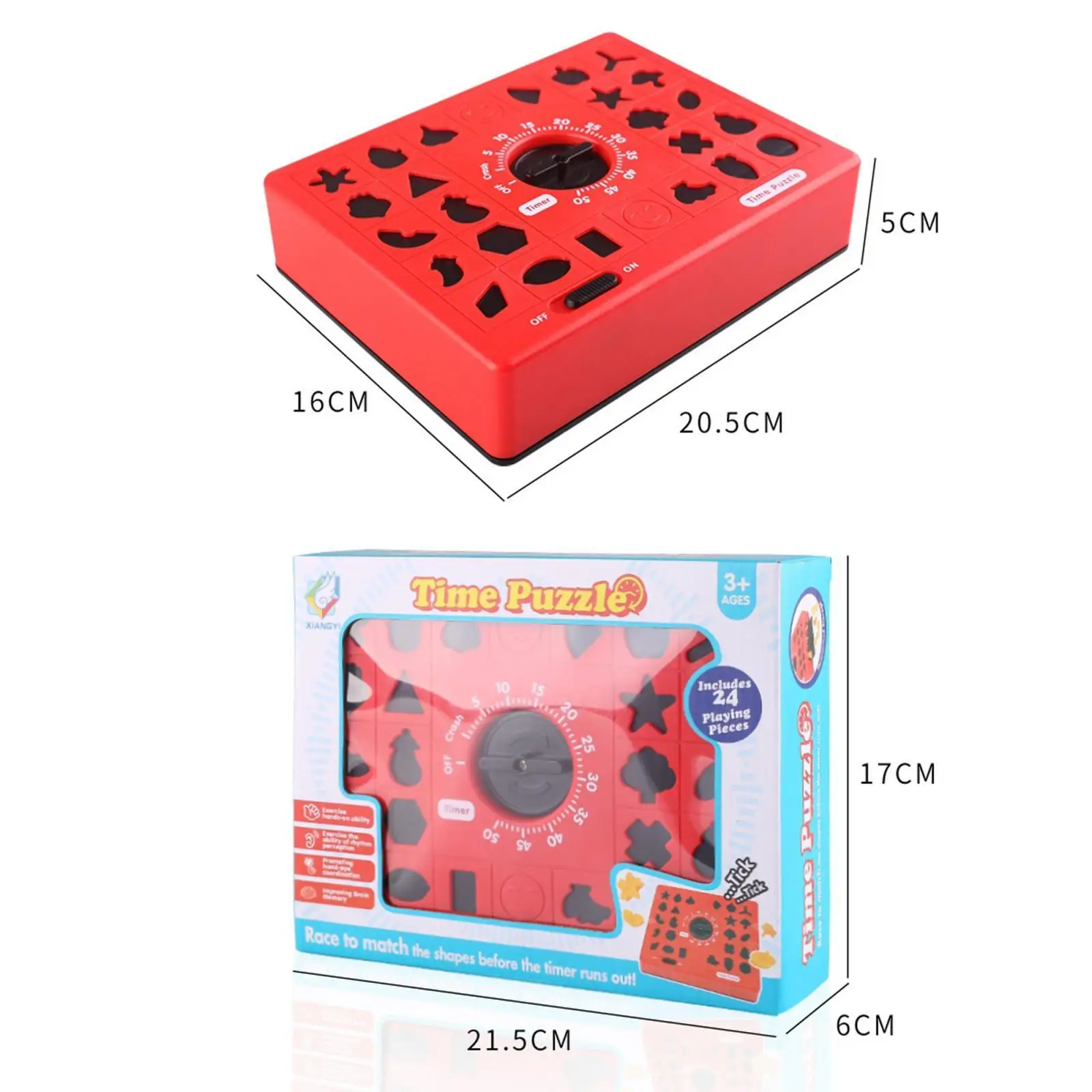 لعبة فرز الأشكال ألغاز تعليمية بين الوالدين والطفل مونتيسوري