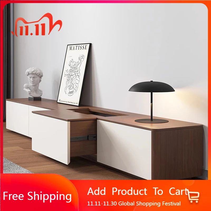 

Display Luxury Tv Stands Living Room Mobile Drawers Designer Wood Storage Universal Tv Table Organizer Muebles Home Furniture