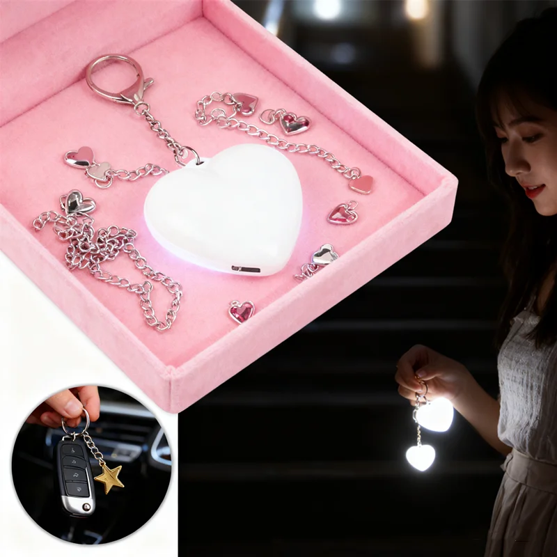 

NEW Automatic Sensing Purse Light Touch Sensitive Heart LED for Handbag Glowing Shape Touch Light for Bag Interior Illumination