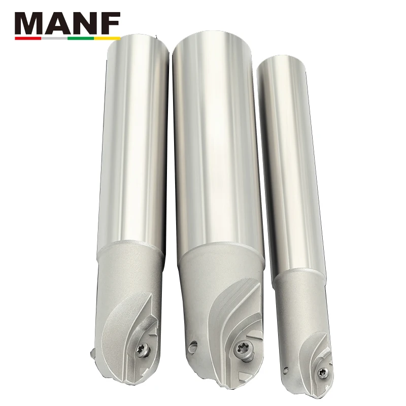 Imagem -02 - Manf Bcf 10r 12.5r 15r Borda Dupla Bola Cabeça Áspera Fresa Haste Curvada Superfície Áspera Cortador de Bola para Zcew100ce Zcew125se