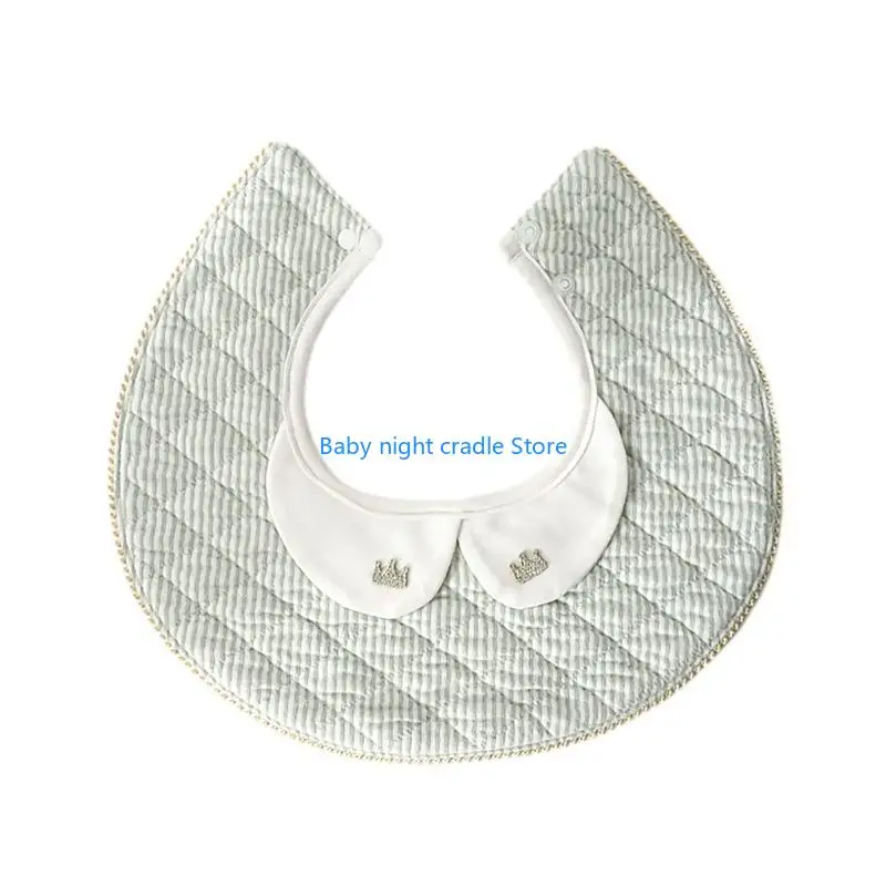

J2FF Reliable Baby Cotton Bibs Bear Rabbit Pattern Newborn Bibs for Dribble Control