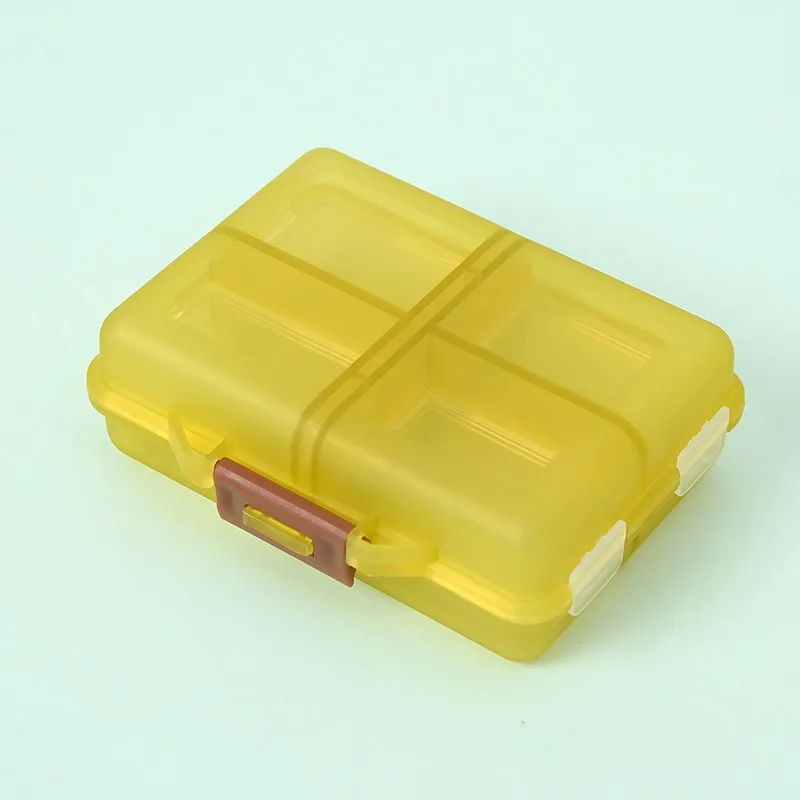 1PC 8 compartments compartmentalised pill box organiser portable compartmentalised pill box weekly pill capsule organiser