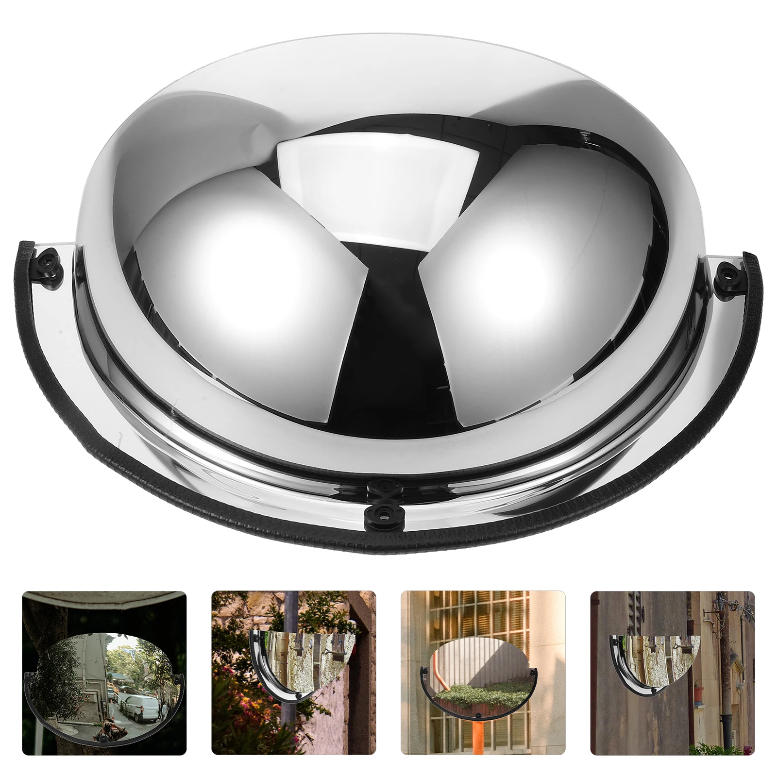 

Convex Mirror Anti-theft Driveway Corner Indoor Safety for Mirrors Outdoor Silver Wall