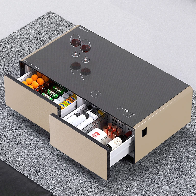 Office dedicated smart coffee table modern living room furniture wireless charging