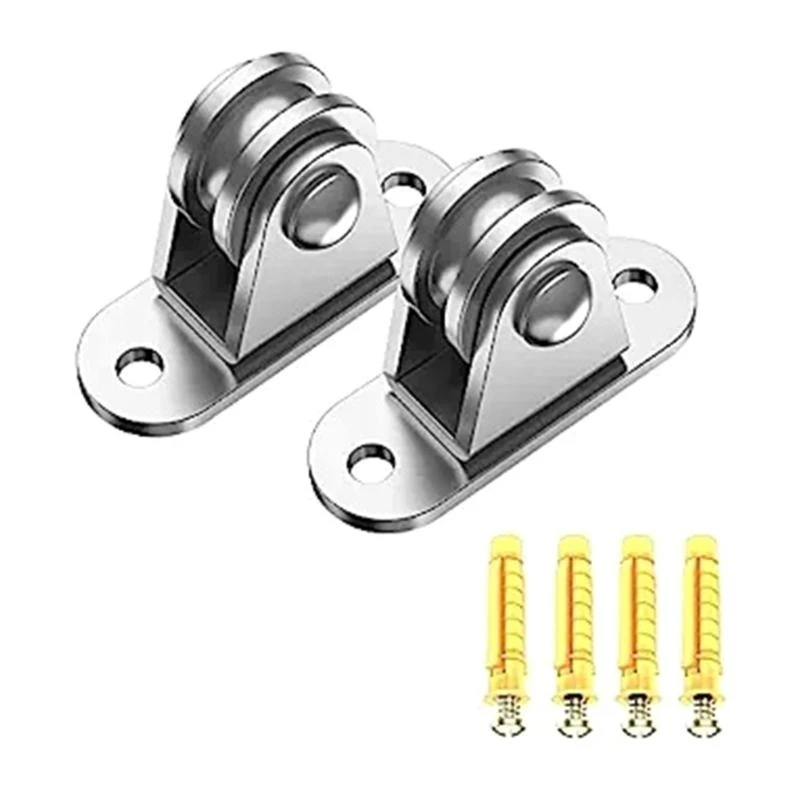 Khối ròng rọc nhỏ lặng Tường trần gắn bánh xe ròng rọc cho vật liệu dây chất lượng cao