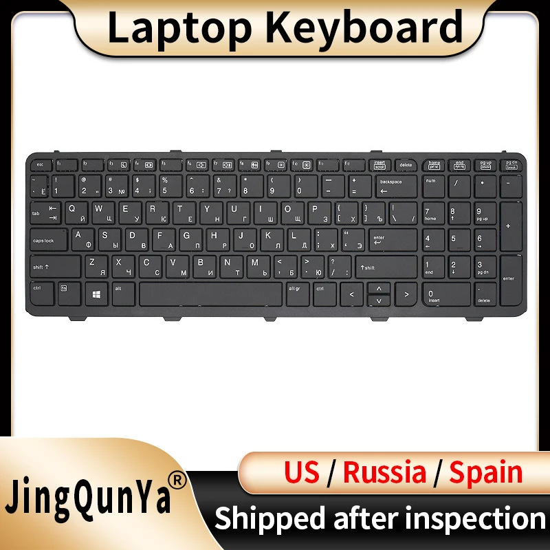 

US/SP/Spanish/RU/Russian Laptop Keyboard For HP PROBOOK 450 GO 450 G0 450 G1 470 455 G1 450-G1 450 G2 455 G2 470 G0 G1 G2