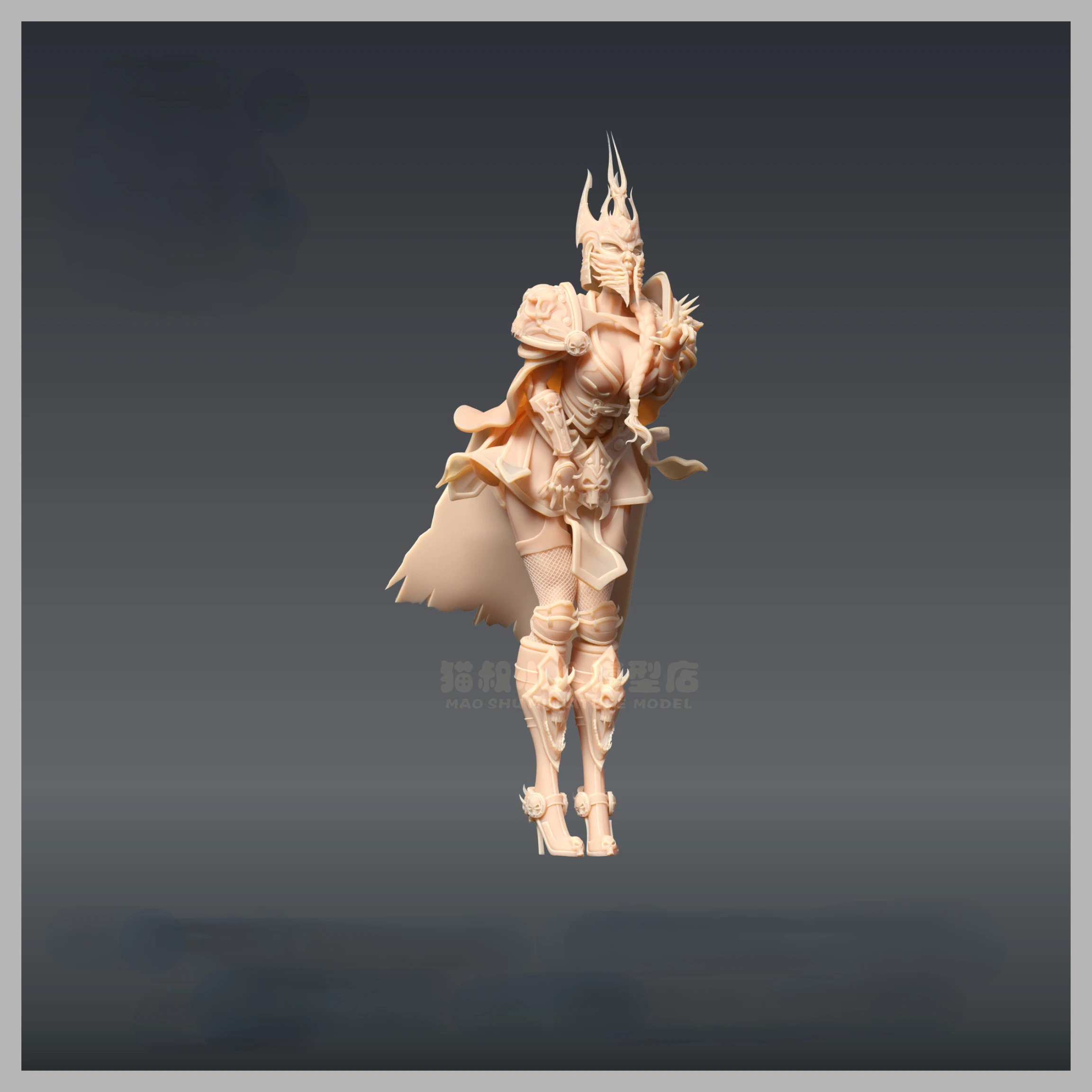 Game Anime peripheral figure WOW woman Lich King 1:43/Other size Colorless model hand do Hobby DIY toys