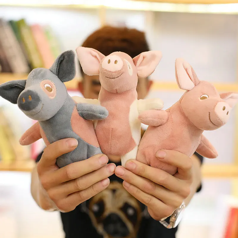 1PC Simulation Cute Pig Plush Toy 20cm Plush Dolls High Quality Soft Down cotton Brinquedos Animals For Gift