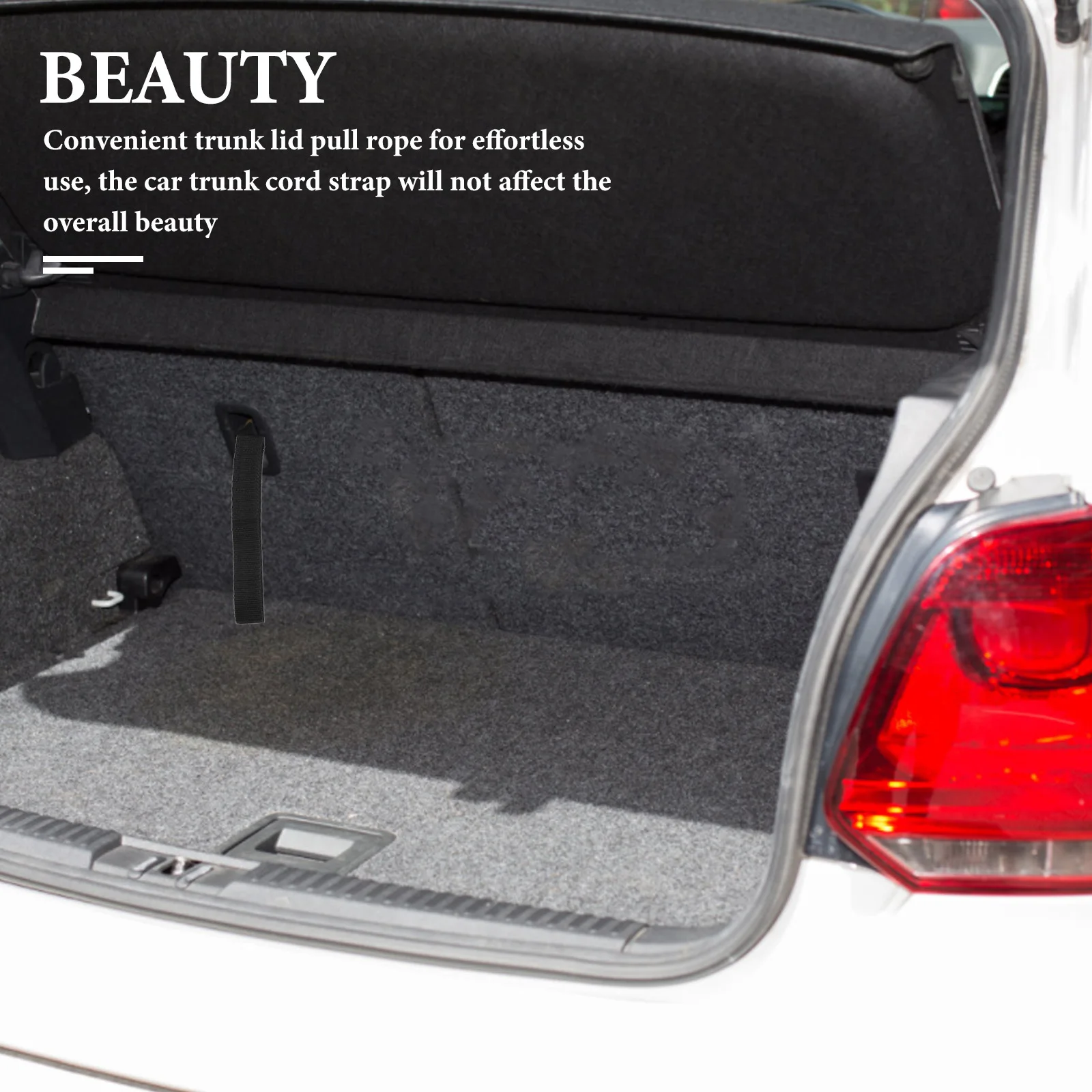 

Pull Nylon Car Assist Trunk Car Trunk Cord Cover Cord Strap Easy Install For Y Rear Door Assist Auto Accessories