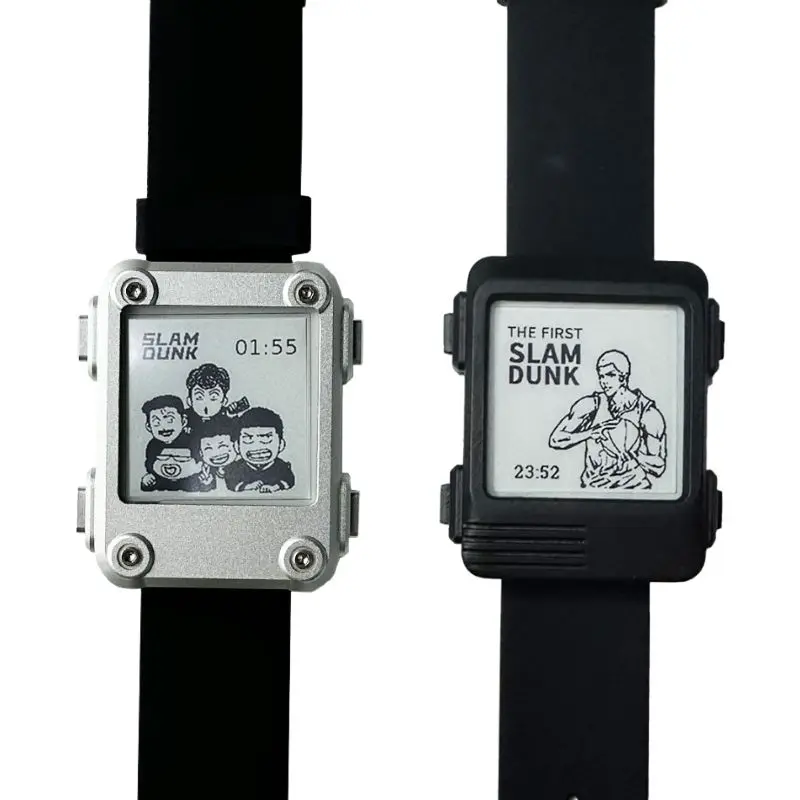 ESP32 Display E-ink Smart Watch Quadrante fai-da-te regolabile Stampante 3D Custodie CNC Collegamento personalizzabile con Bluetooth e sviluppatori