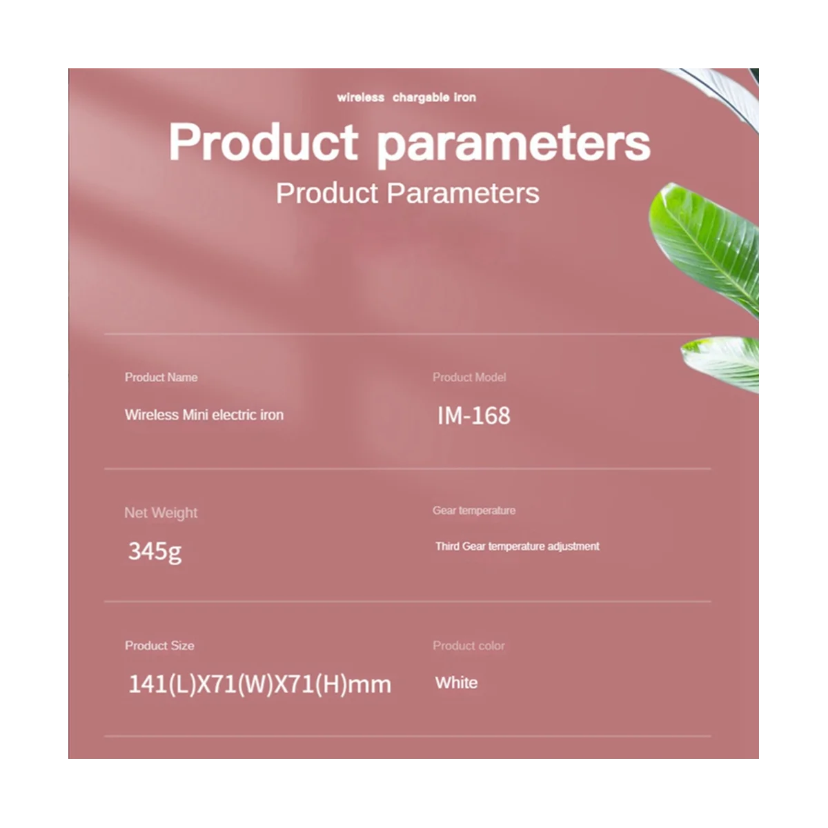 مكواة كهربائية لاسلكية صغيرة A14G-Mini للملابس، مكواة سفر محمولة قابلة لإعادة الشحن، مكوّاة معلقة محمولة جافة ورطبة