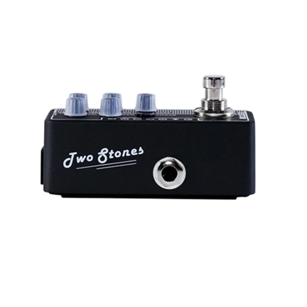 M010 Two Stones Guitar Pedal Effect Speaker Cabinet Simulation Effects High Gain Tap Tempo Pedal Electric Guitar Accessory