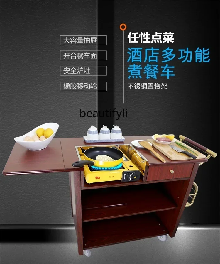 l Multifunctional cooking truck Single head dining truck Commercial mobile fried steak truck