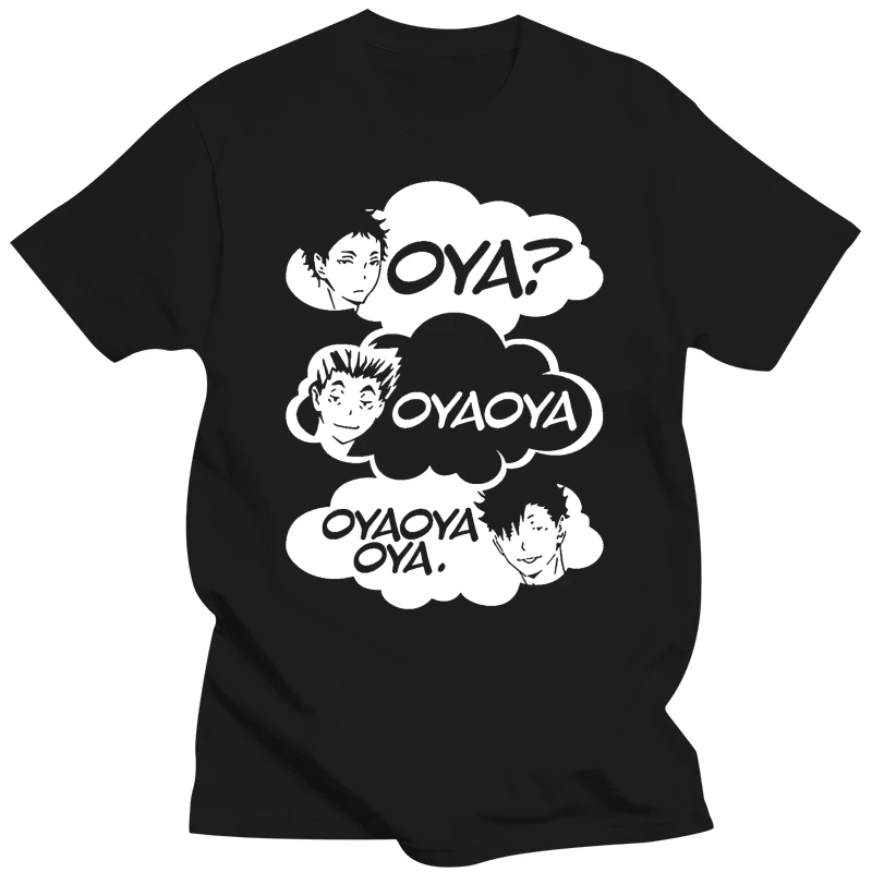 

Haikyuu oya haikyuu t shirt Customized Short Sleeve S-XXXL Letters Gift Breathable summer Standard shirt