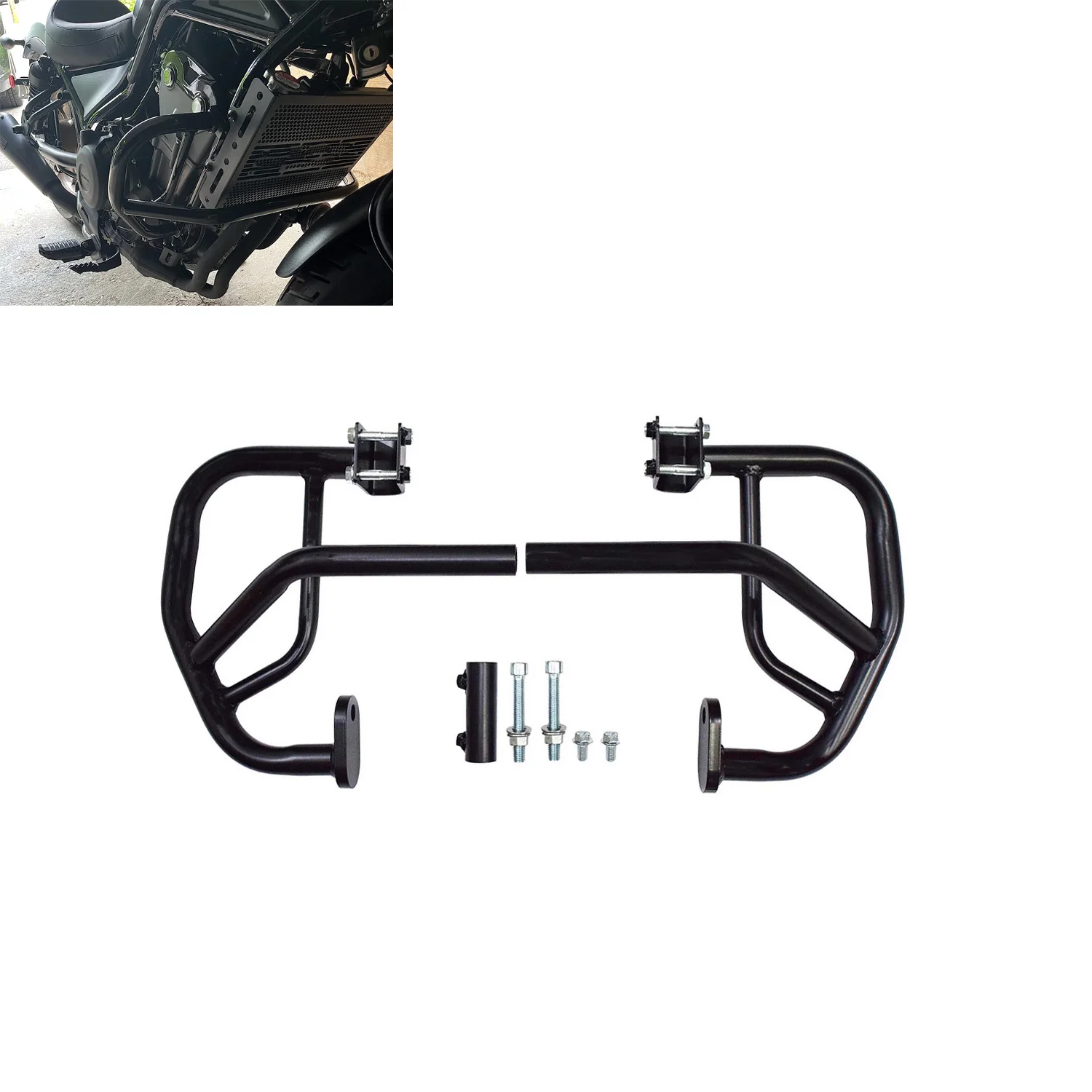 

Защита двигателя шоссе подходит для Honda Rebel CMX300 CMX500 2017-2024