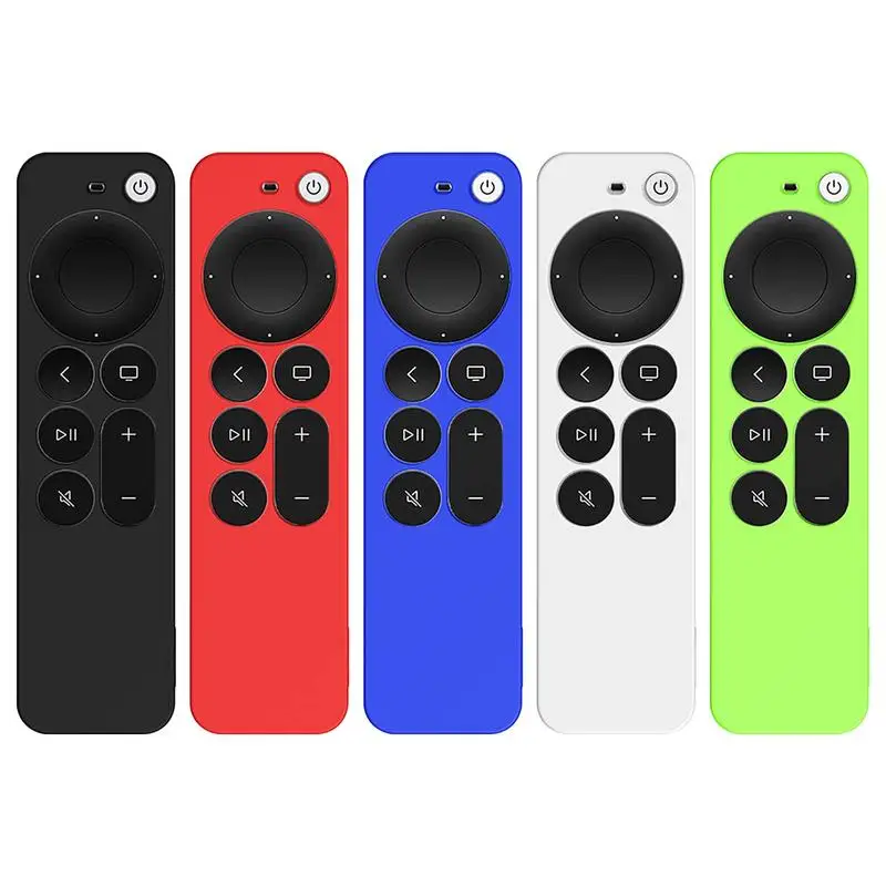 New Remote Protective Shell Silicone Case forapple TV 4K 2021 6Th Silicone Dustproof Smart TV Remote Control Cover Case