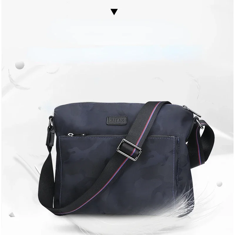 BJIAX Summer Men Bag Single Shoulder Oblique Cross Bag Male Fashion  Single Shoulder Bag Large Capacity Anti-splash Bag