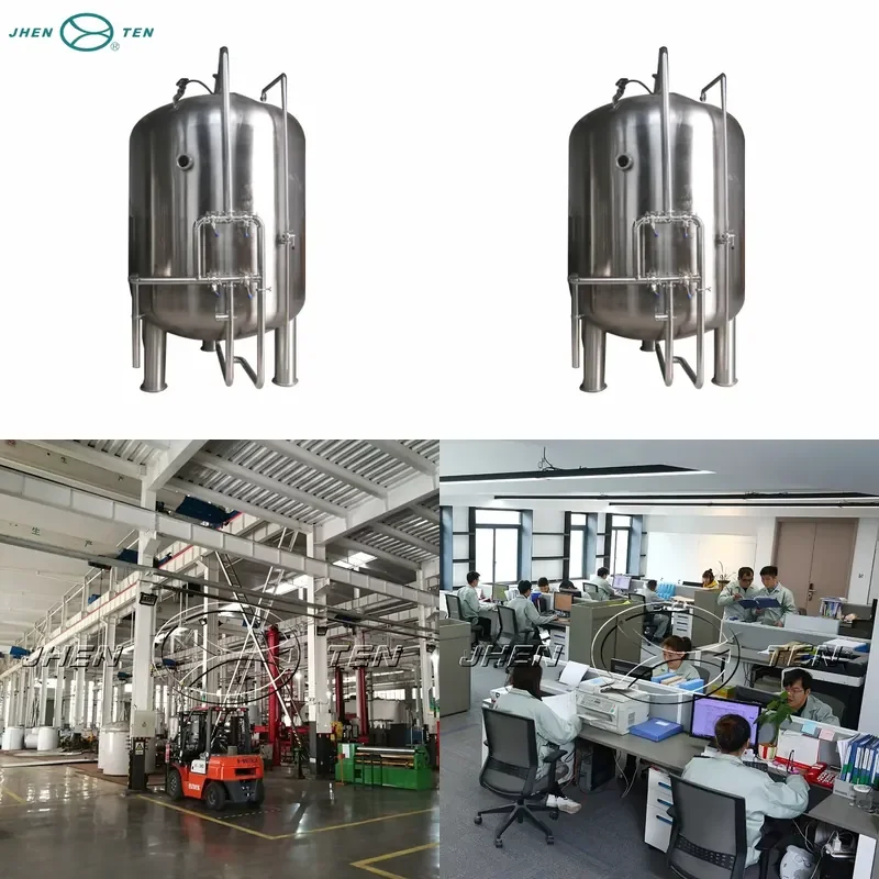 Recycling Machine 2026 Ss304 / Ss316 Stainless Steel Industrial Activated Carbon Water Filter Pressure Vessel