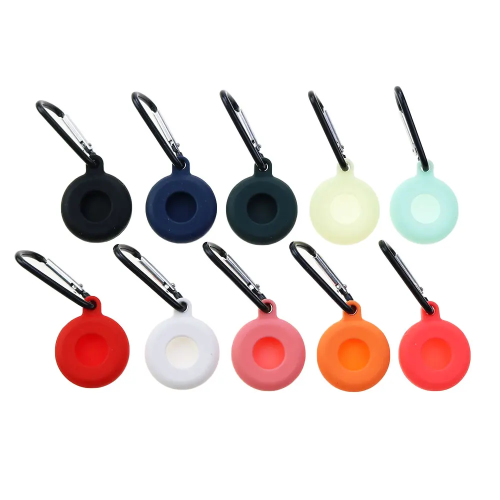 Silicone World 1PC Protective Case For AirTag Soft Silicone Protective Cover For AirTags Keychain Anti-Lost Anti-Scratch Sleeve - Detail 1