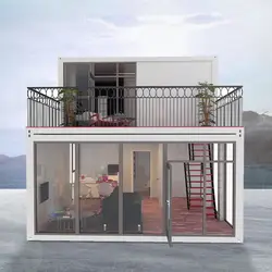 Mobile two layers house Manufacturer,Multifunction prefab home Luxury prefabricated container house home prefab house