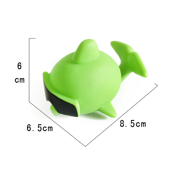 Brinquedos de água dos desenhos animados de borracha macia brinquedos animais marinhos banho interno som fazendo brinquedo animal